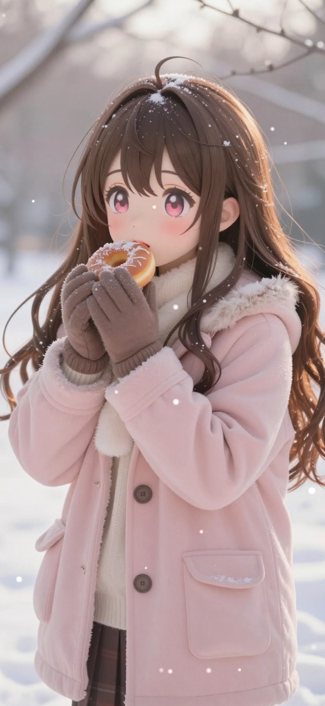 雪景少女