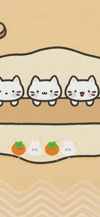 爱包饺子的小猫咪