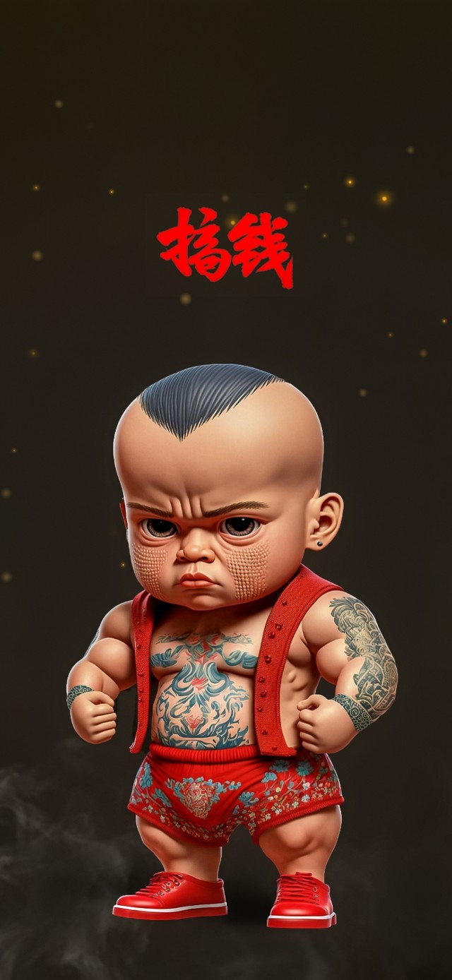 肌肉男孩 4K 搞钱 一心搞钱