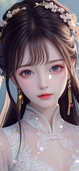 国风清纯可爱美女 