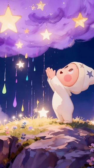 紫星彩虹雨