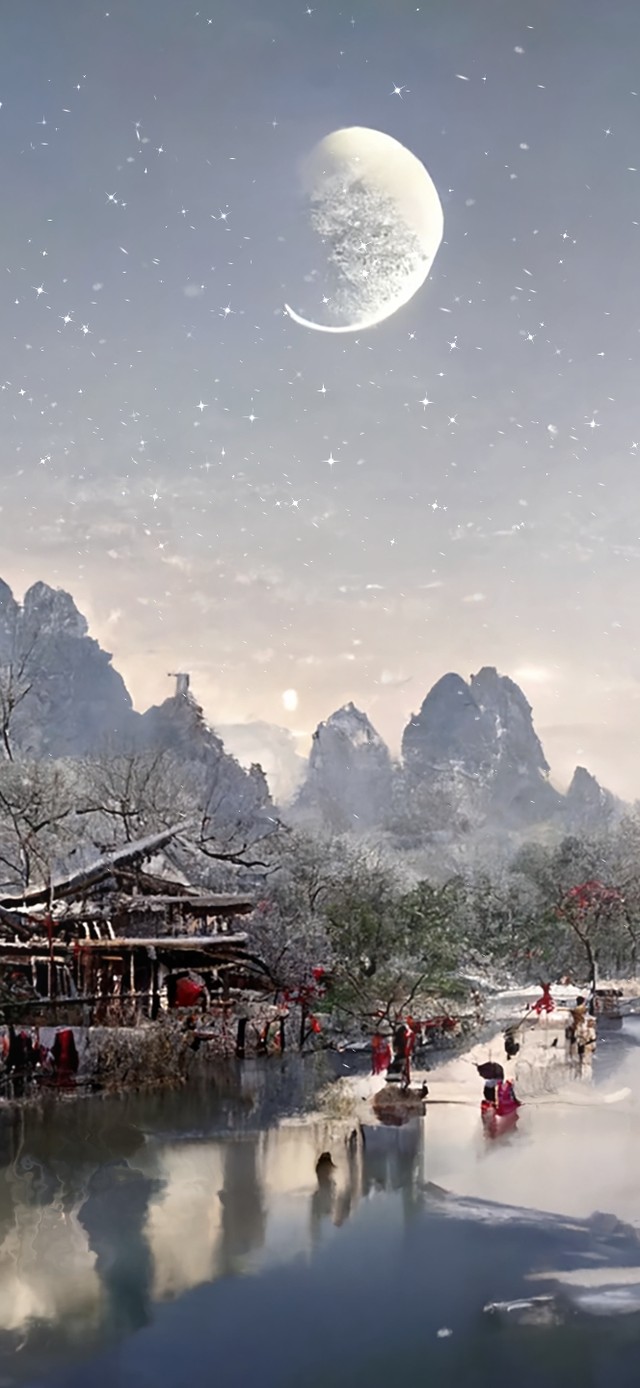 腊月冬雪