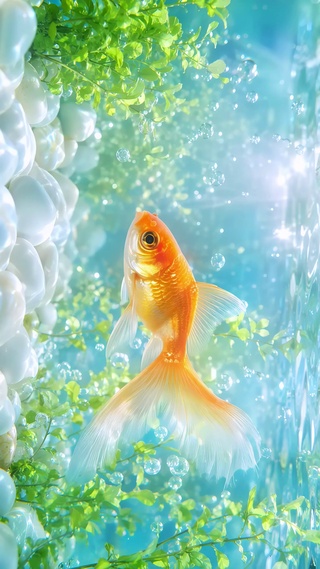 清新护眼云养鱼
