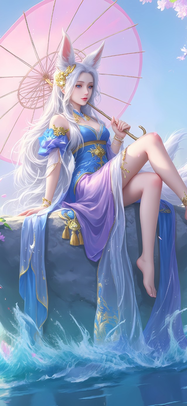 樱花岛兽耳女孩