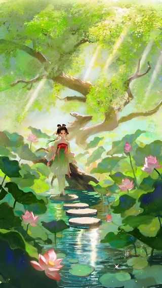 绿意｜荷花仙子