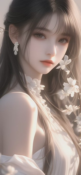 唯美清纯古风女孩