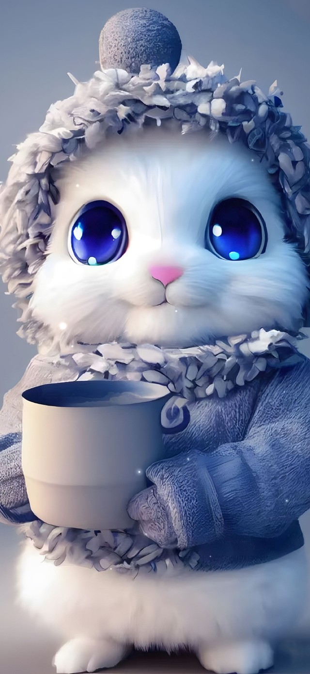 4K可爱呆萌小兔子