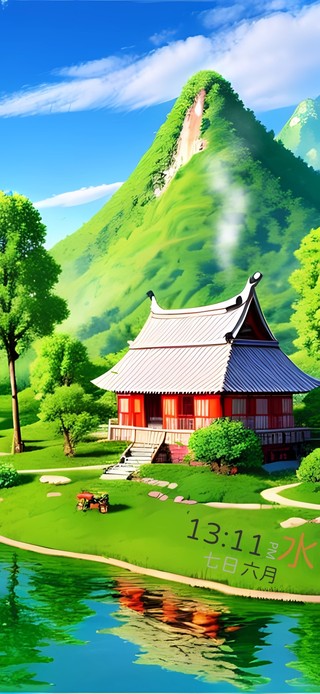 青山绿水间