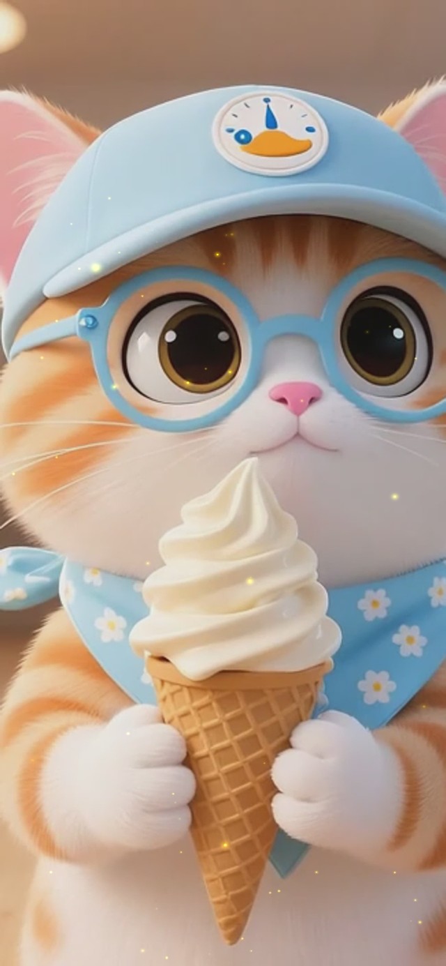 冰淇淋小猫