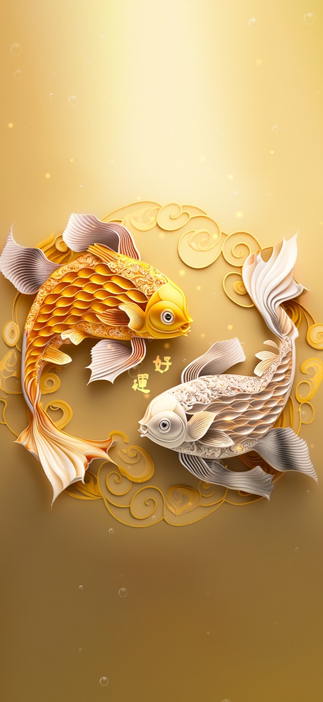 4K 好运锦鲤 锦鲤