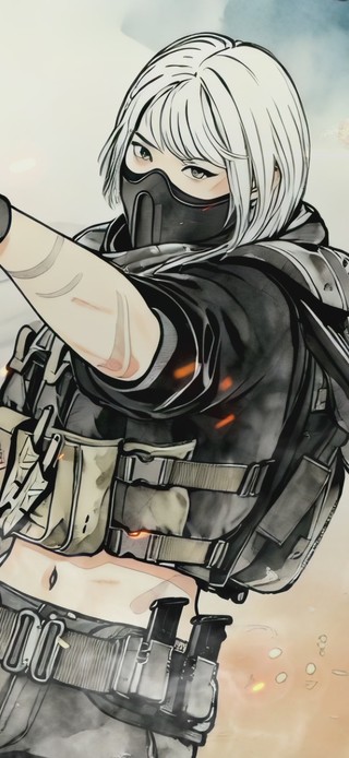 水墨·骇爪麦麦