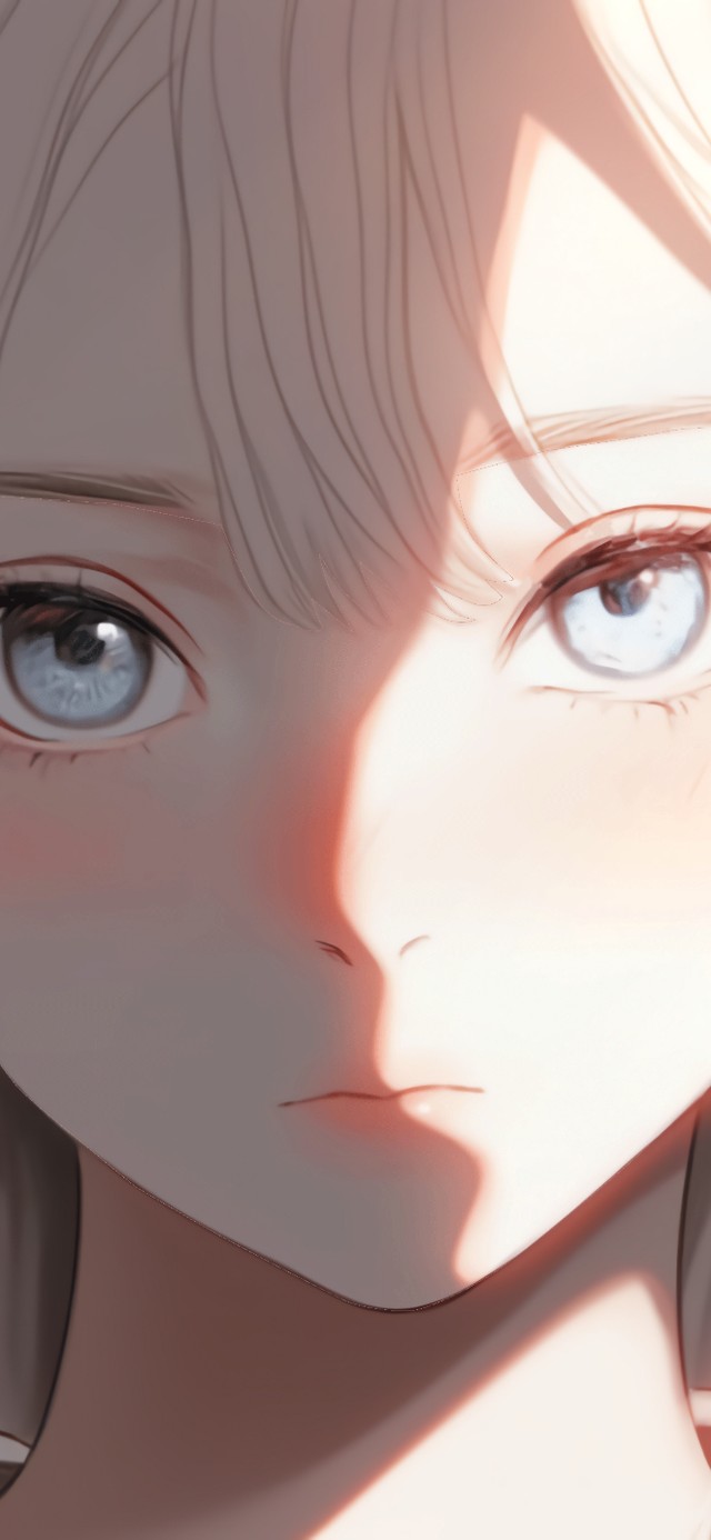 4K 窗边的光影女孩