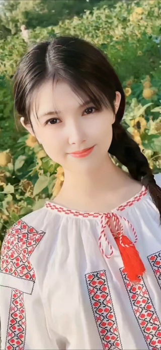 清纯美女甜美漂亮如花似玉田园美少女