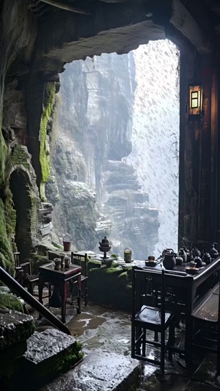 寻一方幽静之地，泡一杯清茶，独坐在凉台上，眺望远山和流云，微风吹拂着树叶，细细品味着茶的清香，思绪在山间飘荡....何等美妙。