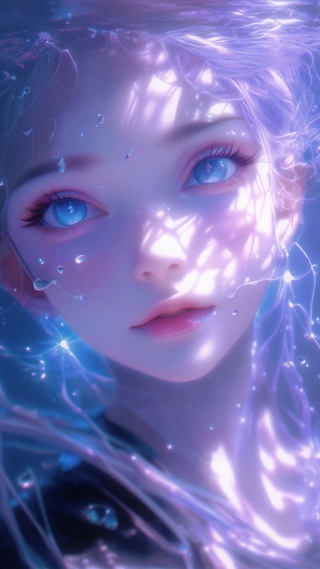 眼睛里藏着一整片深海