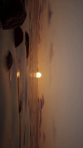 海洋的日出
