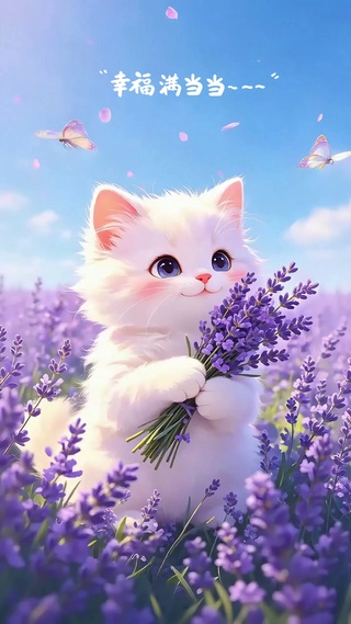 薰衣草猫咪