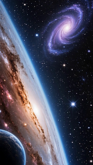 宇宙星河延时摄影