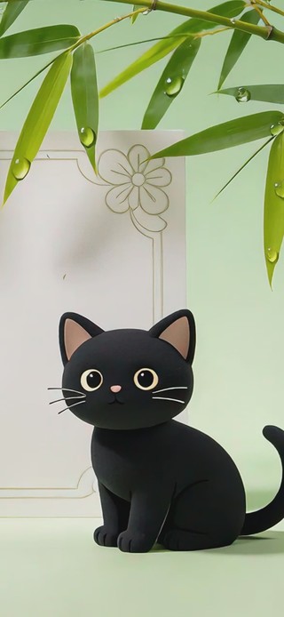 护眼清新小猫桌面