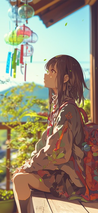 唯美风铃少女
