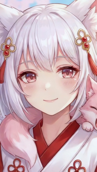 白狐少女