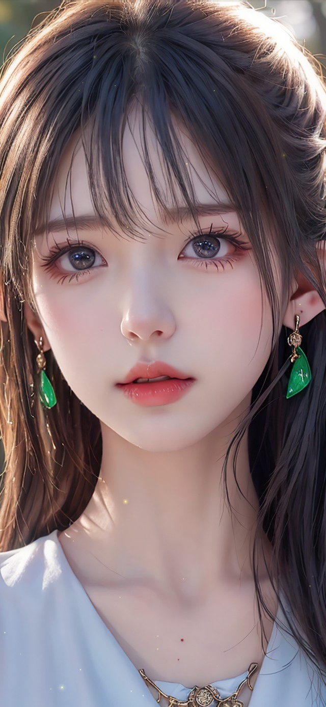 4K梦幻精灵长发女孩