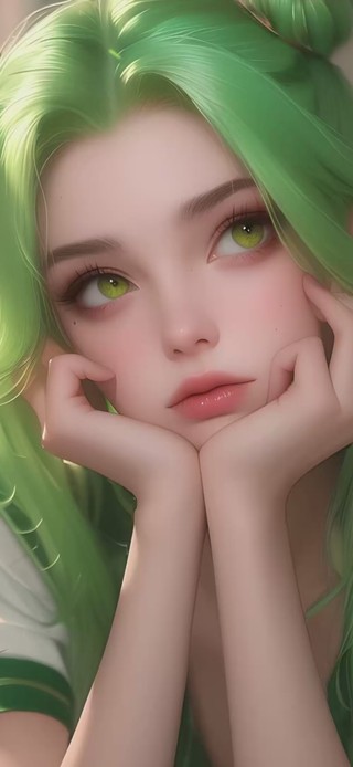 3D可爱卡通萝莉