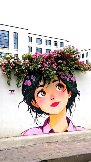 浪漫花墙
