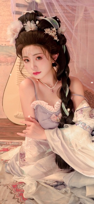 4K唯美清纯古风性感美女