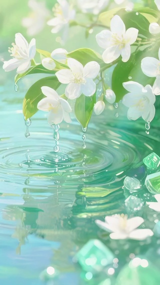 清花浮冰池