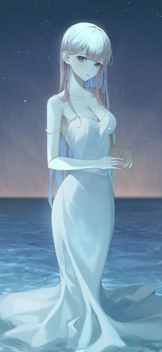 长裙美女