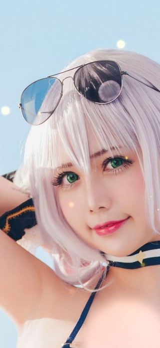 4K二次元短发美女