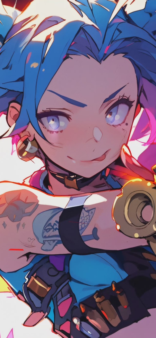 【3D空间】4K炫酷涂鸦金克斯