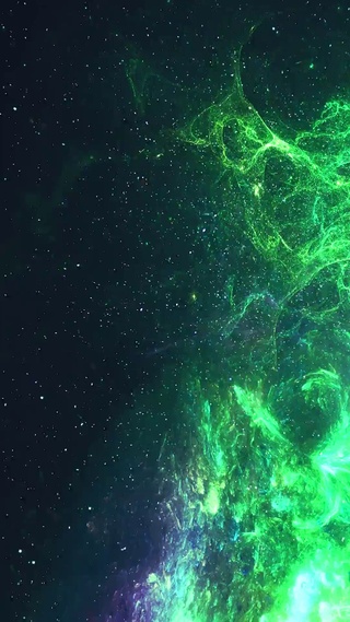 4k奇异星空星云