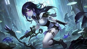 水下遗迹探险少女