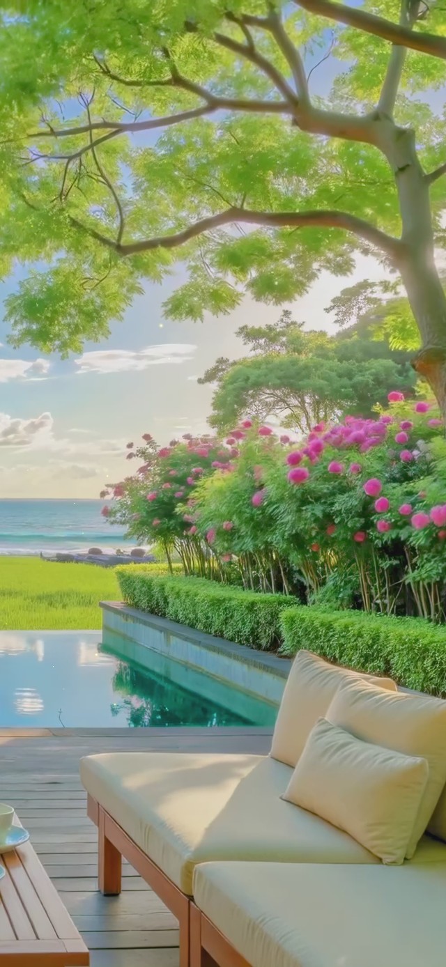 护眼风景面朝大海
