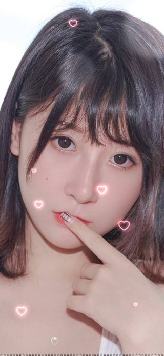 清纯性感短发美女