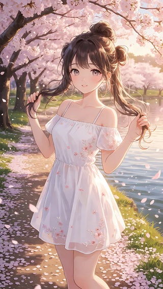 樱花树下十里桃花(无缝)