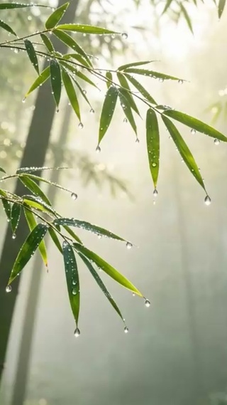 雨后竹林
