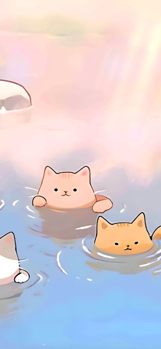 温泉可爱喵喵