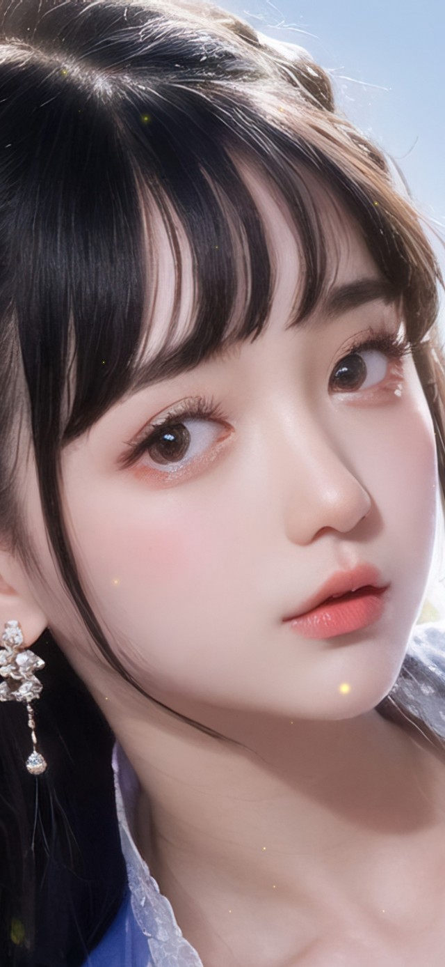 4K唯美清纯古风美女