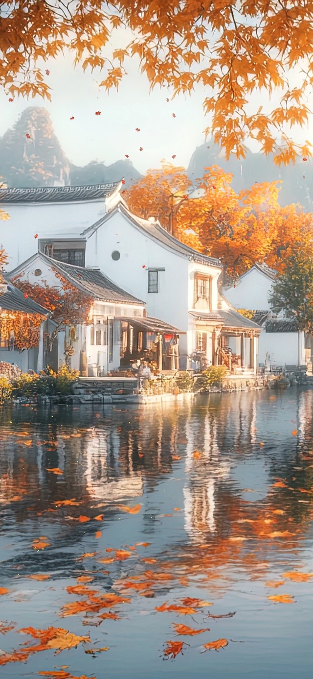 古韵水乡秋日美景