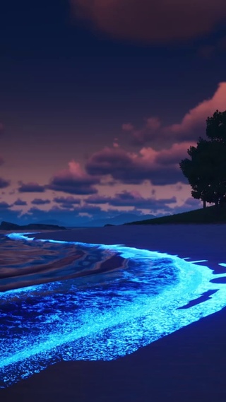 荧光海