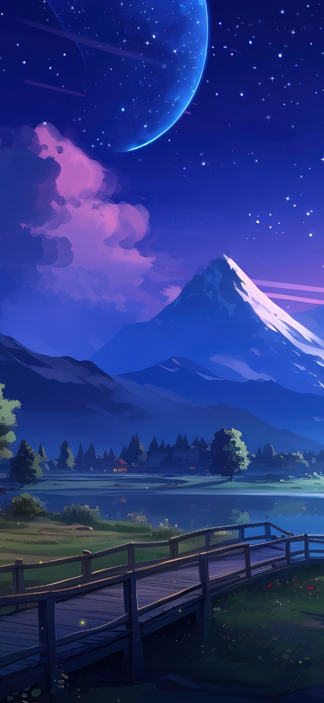 4K唯美星空之下