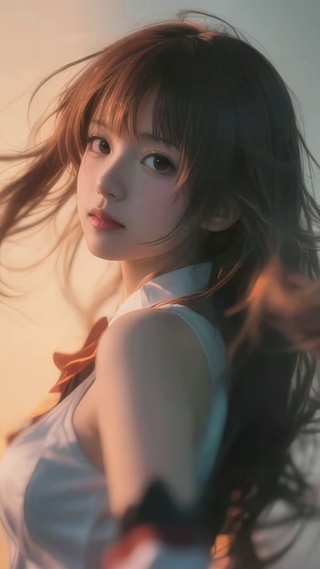 暖光侧影