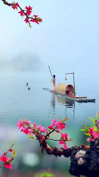 舟游两岸情缘