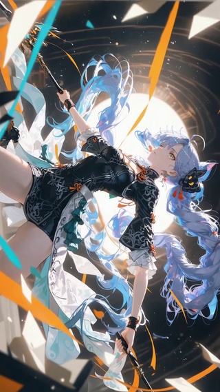 月光剑舞少女