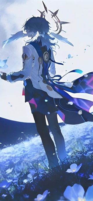 星期日-月下少年的背影