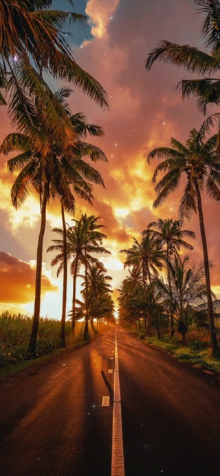 绝美夕阳晚霞余晖
