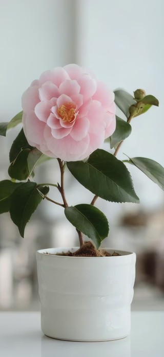 美丽茶花